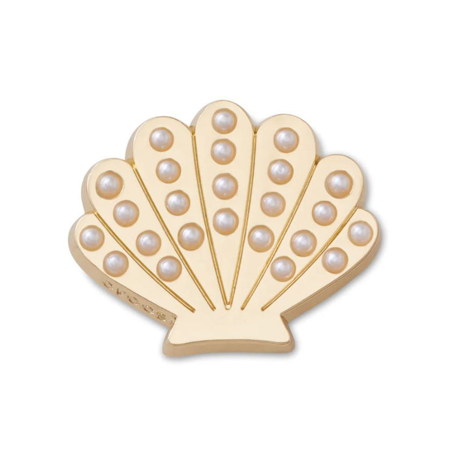 Crocs 10015365 Gold and Pearl Seashell, Jibbitz