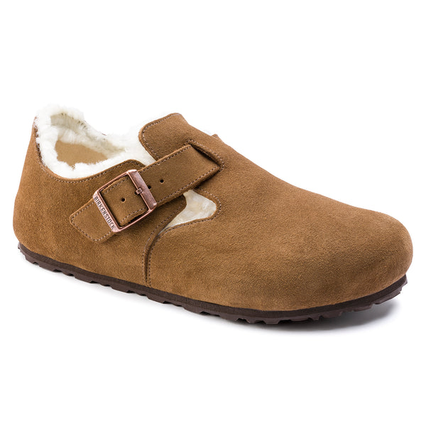Birkenstock 1014962 London Shearling (fur lined) Suede Upper (Regular fit)