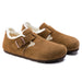 Birkenstock 1014962 London Shearling (fur lined) Suede Upper (Regular fit)