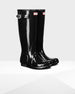 Hunter Boots, WFT1000RGL Wm Org Tall Gls