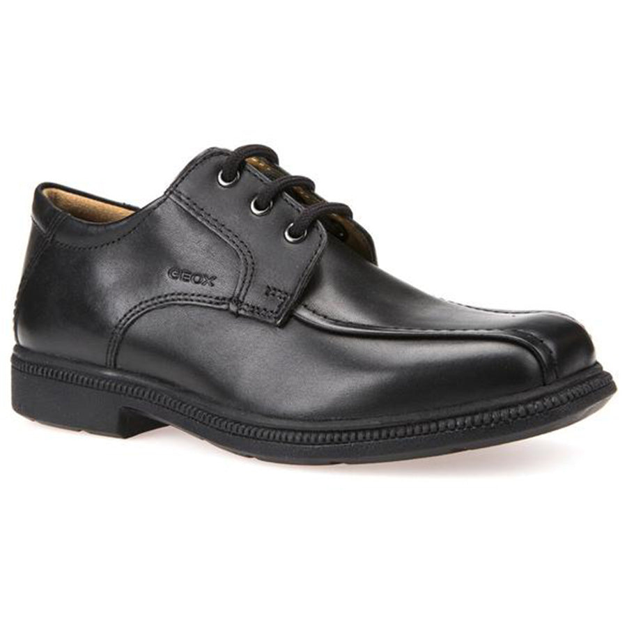 Geox Federico Boys, Tram lines, Black Leather