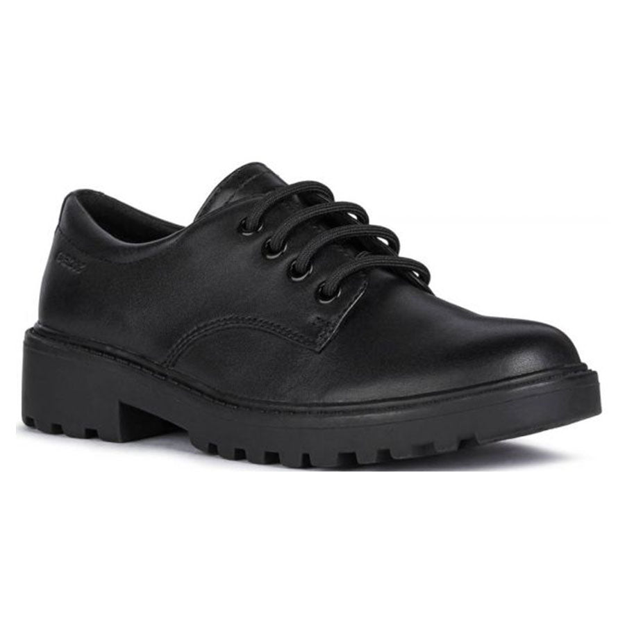 Geox Casey, Smooth, Black Leather