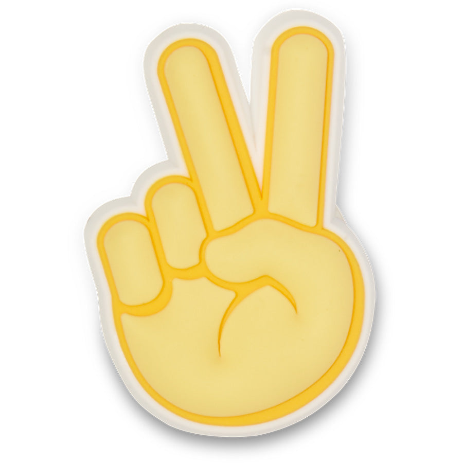 Crocs 10007207 Peace Hand Sign , Jibbitz