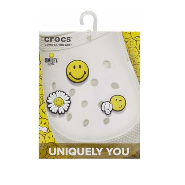 Crocs 10007857 Smiley Cheer 3pk , Jibbitz