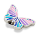 Crocs 10011089 Multi Purple Butterfly, Jibbitz