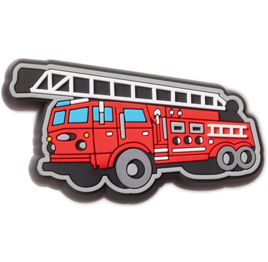 Crocs 10011452 Lights Up Fire Truck , Jibbitz