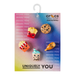 Crocs 10012193 Bad But Cute Foods 5 Pack, Jibbitz