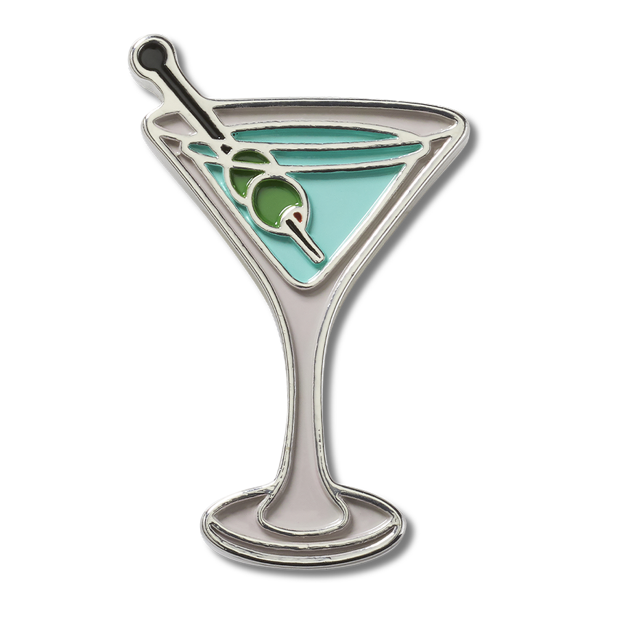Crocs 10012301 Elevated Martini Glass, Jibbitz