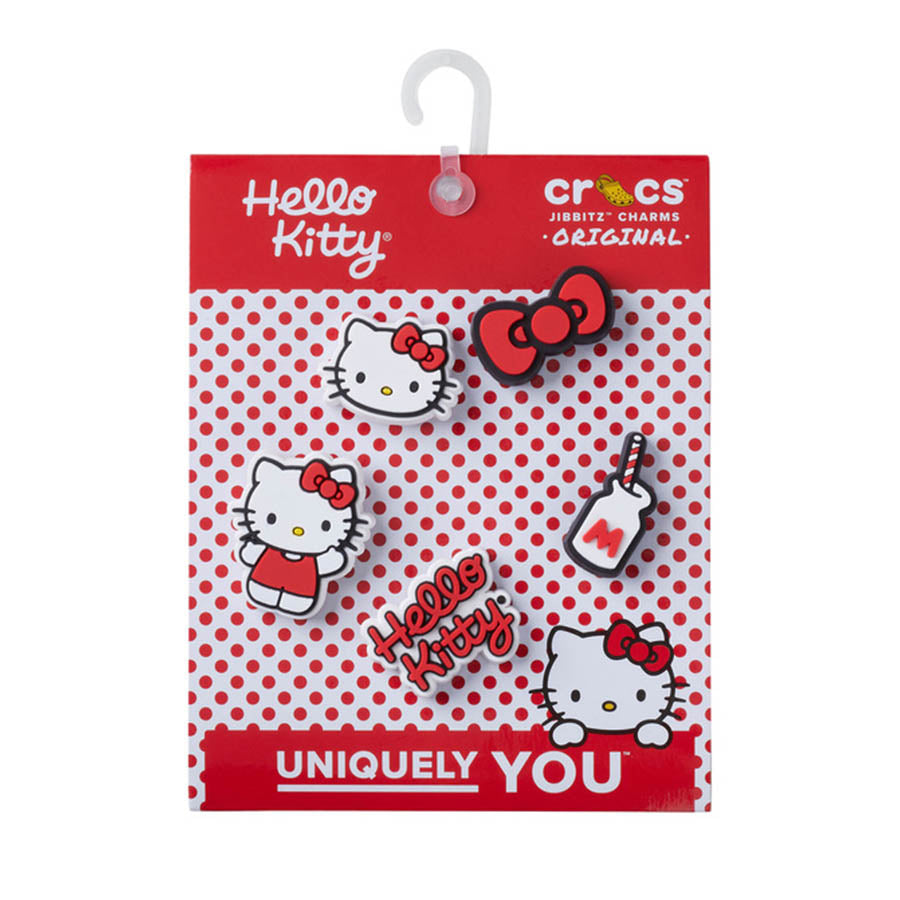 Crocs 10012664 Hello Kitty 5 Pack, Jibbitz