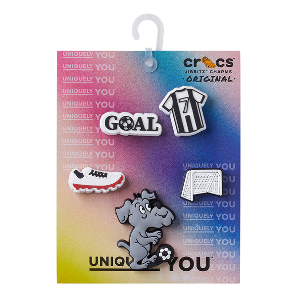 Crocs 10013128 Soccer Goal 5pack , Jibbitz