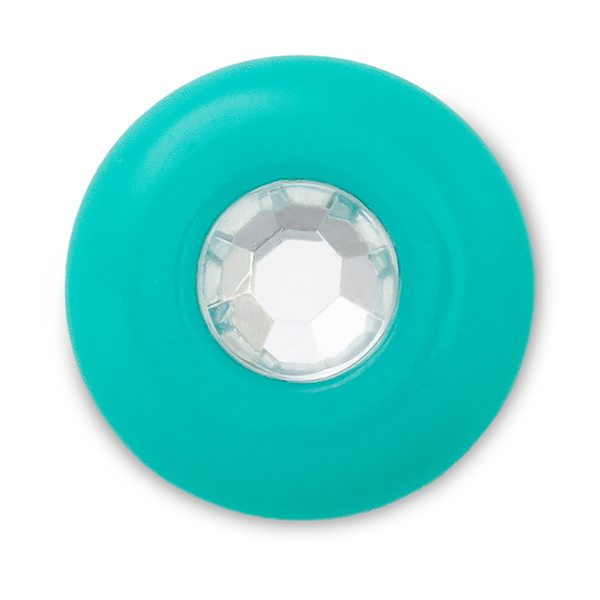 Crocs 10014290 Acrylic Turquoise Gem, Jibbitz