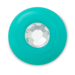 Crocs 10014290 Acrylic Turquoise Gem, Jibbitz