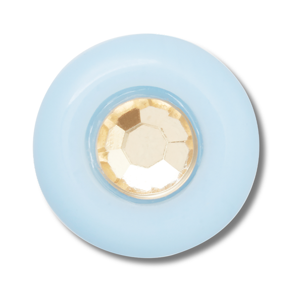 Crocs 10014631 Blue and Green Acrylic Gem, Jibbitz