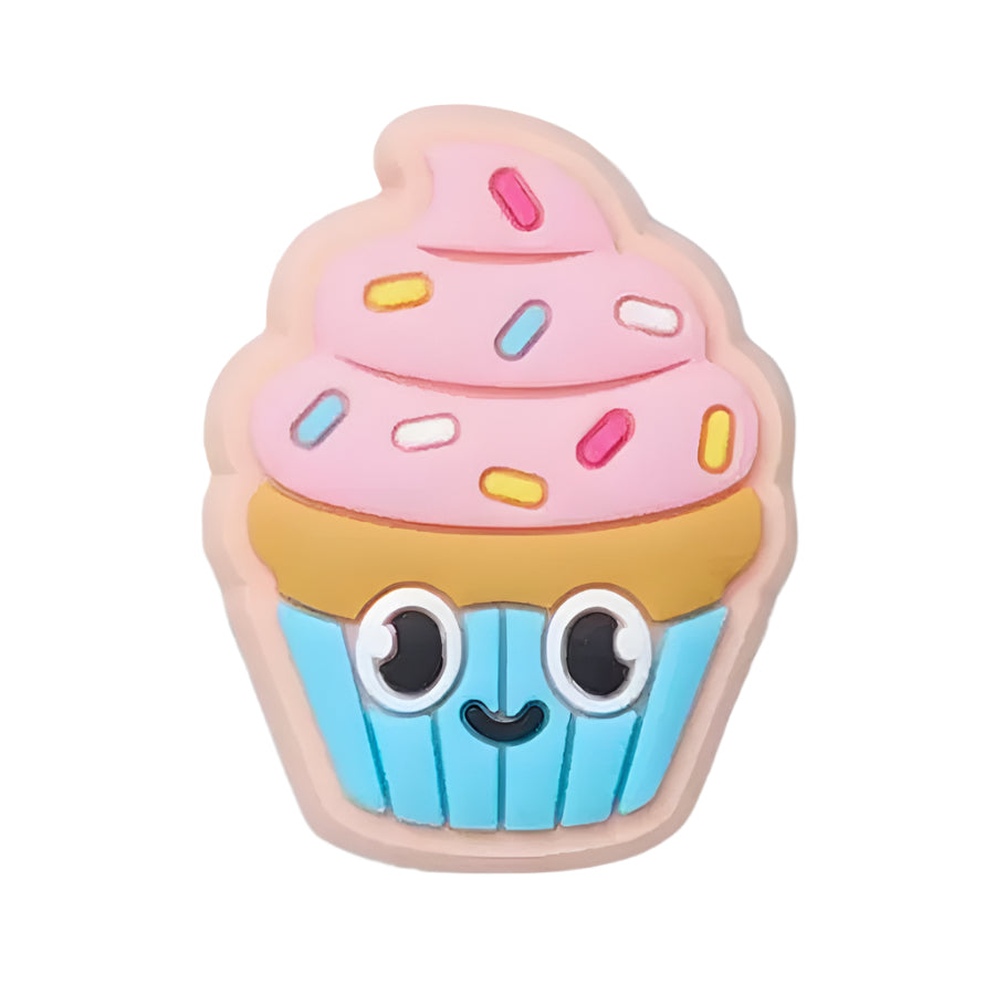 Crocs 10014855 Cupcake with Smile , Jibbitz