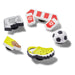 Crocs 10015039 Soccer Team 5pack , Jibbitz