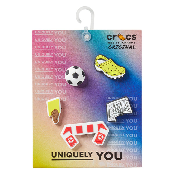 Crocs 10015039 Soccer Team 5pack , Jibbitz