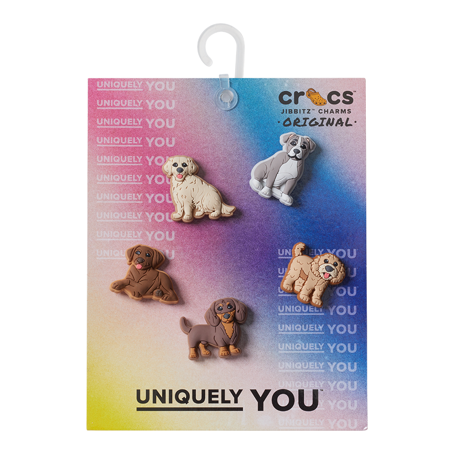 Crocs 10015106 Doggie Doodle 5 Pack, Jibbitz