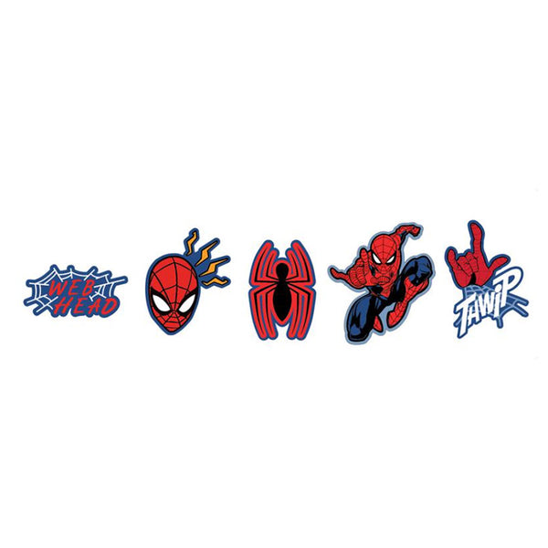 Crocs 10015108 Spiderman 5 Pack, Jibbitz