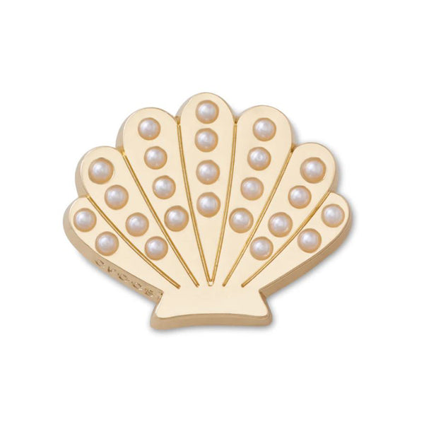 Crocs 10015365 Gold and Pearl Seashell, Jibbitz