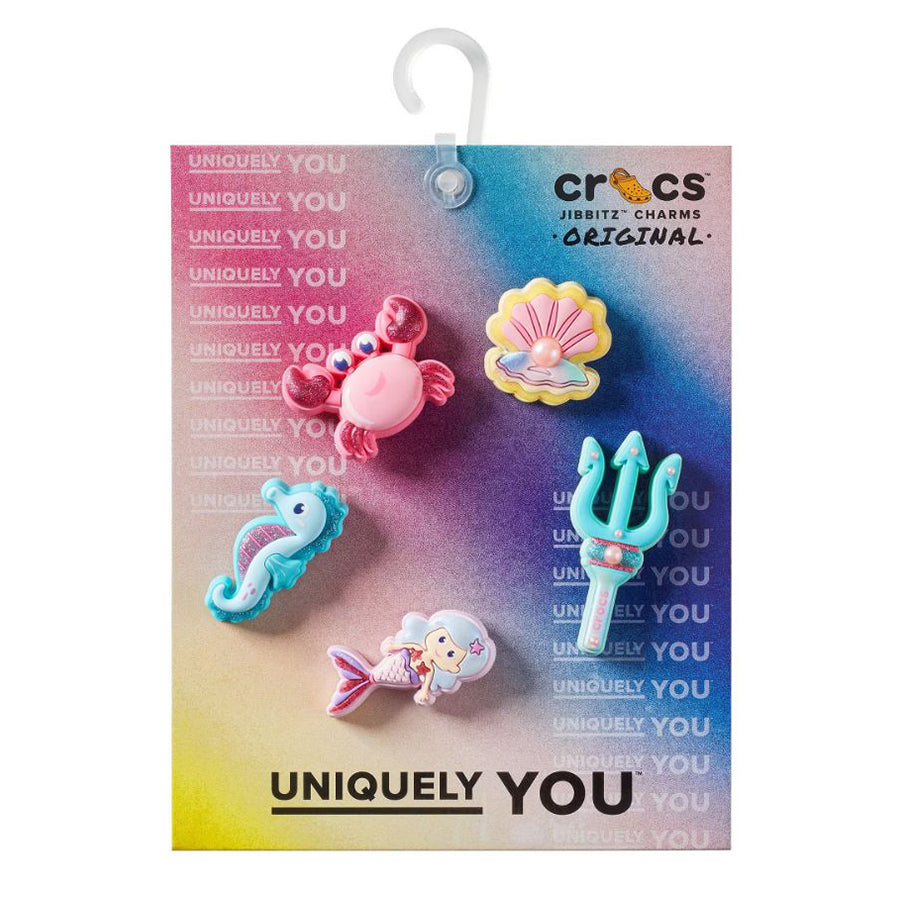 Crocs 10015570 Cuties Under The Sea 5pack , Jibbitz