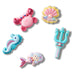 Crocs 10015570 Cuties Under The Sea 5pack , Jibbitz