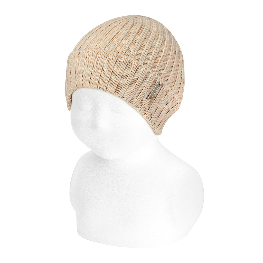 Condor 50.020.010 Baby Ribbed Knit Hat