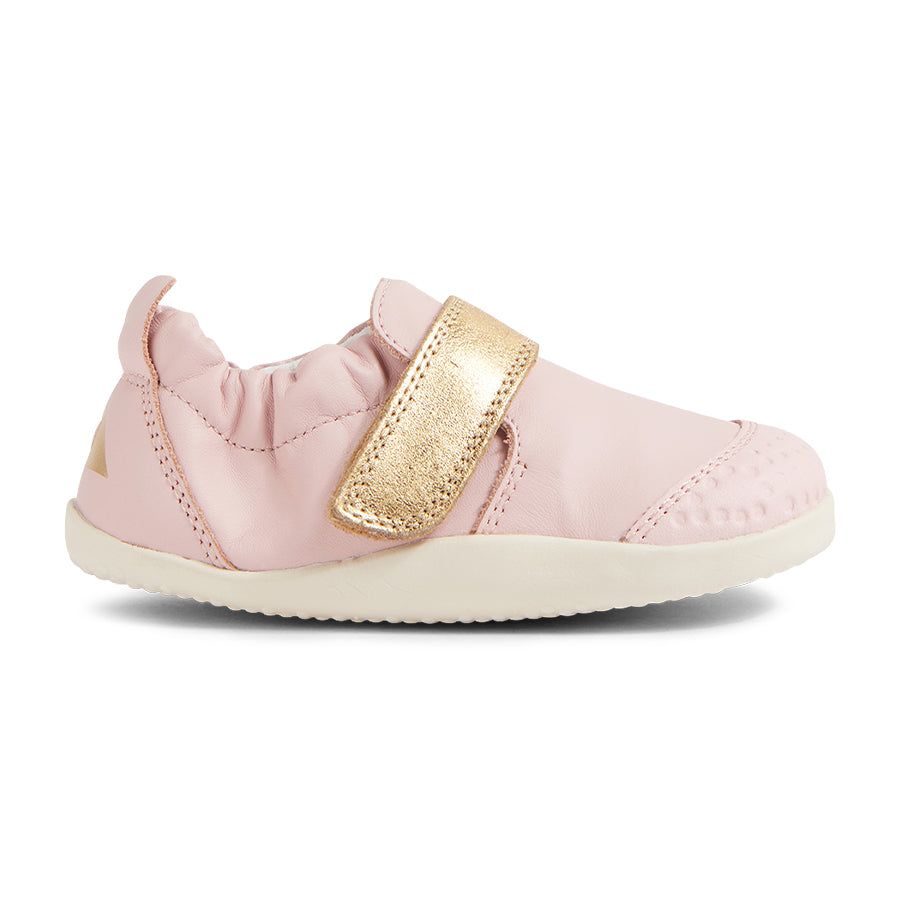 Bobux Go Prewalkers - Ballet Pink Gold