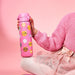 ION 8, Slim Stainless Steel Water Bottle, 600ml, Cats
