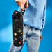 ION8, Slim Stainless Steel Water Bottle, 600ml, Spaceships