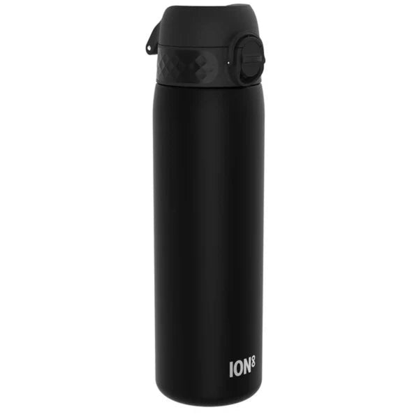 ION 8, Slim Water Bottle, Black