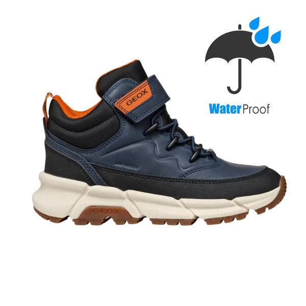 Geox J36LCG Flexyper Plus Boy, Navy/Black