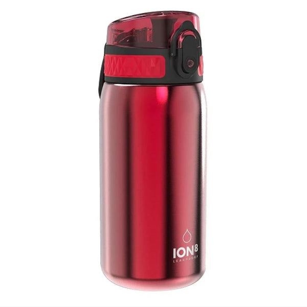 ION 8, Pod Stainless Steel Water Bottle 400ml Red