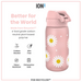 ION 8, Pod Water Bottle, 350ml, Daisies