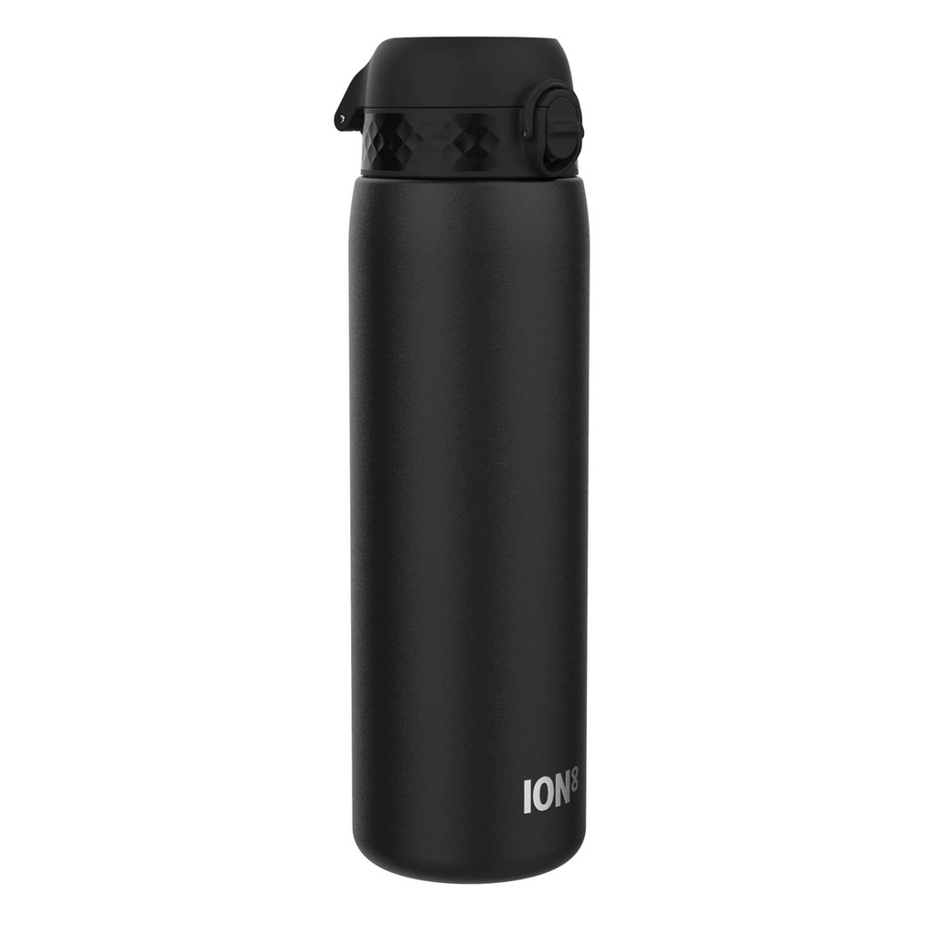 ION 8, Quench, Stainless Steel 1200ml Water Bottle, Black